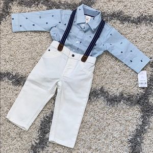 Carter’s Baby 3 Pcs Dressy Boating Outfit